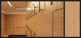 Image 2: Lockers Wood Effect